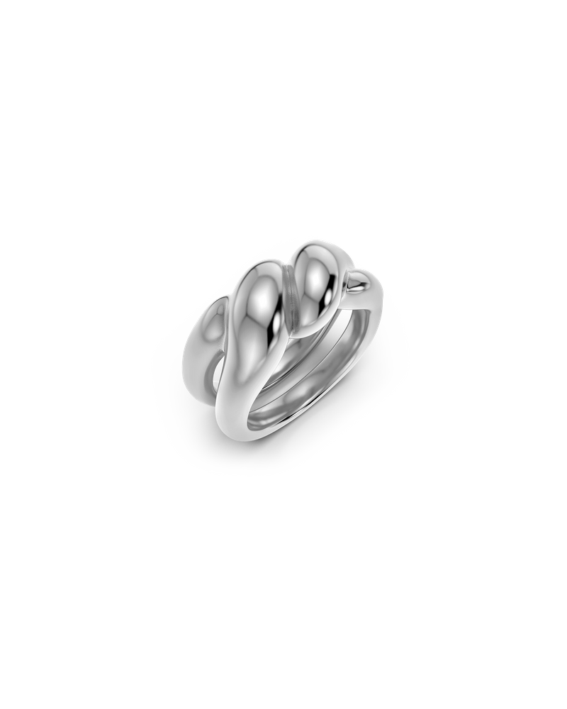 Twist Ring Ringe i sølv Sølv