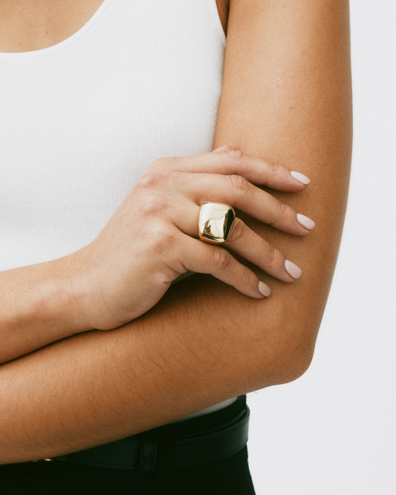 Mira Maxi Ring undefined Guld
