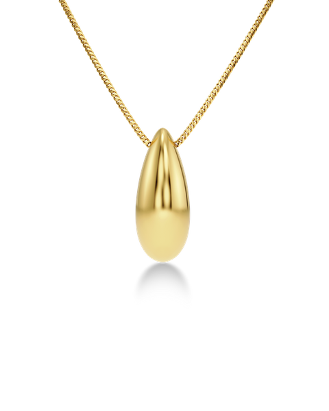 Silver Bean Necklace Necklaces Kulta