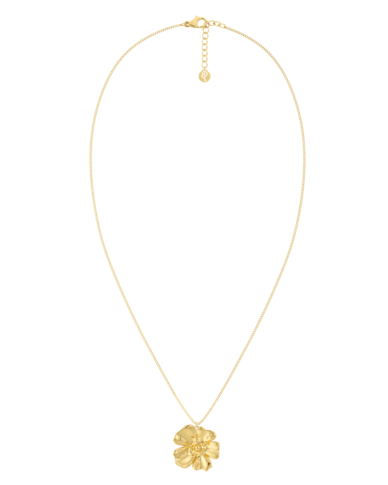Floral Necklace L undefined Guld
