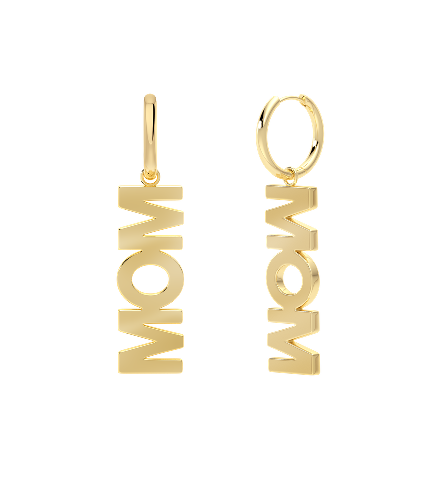 Mom Hoops Hoops Gold
