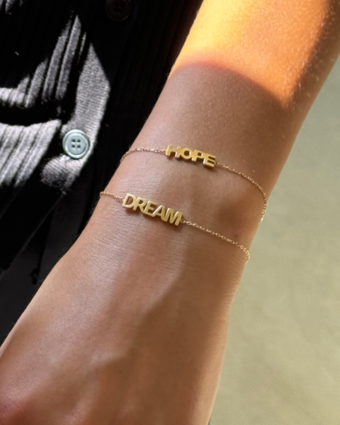 Hope Bracelet Gold bracelets Guld