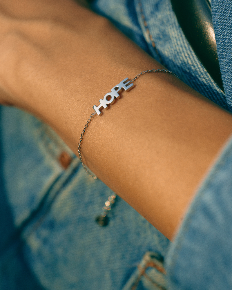 Hope Bracelet Silverarmband Silver
