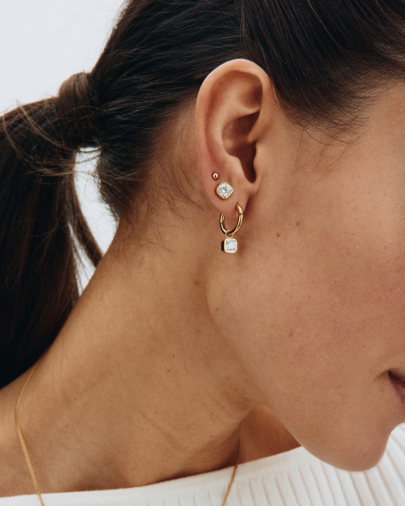 Gemma Studs Stiftörhängen Guld