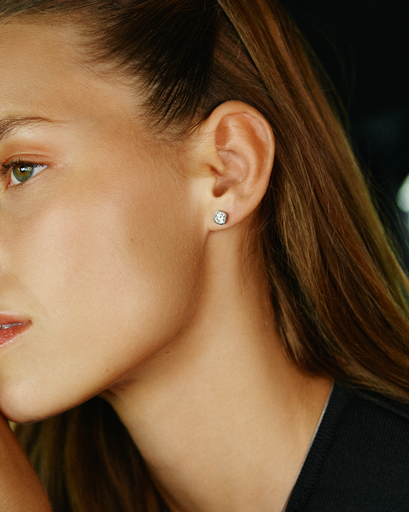 Gemma Studs Ørestikker Sølv