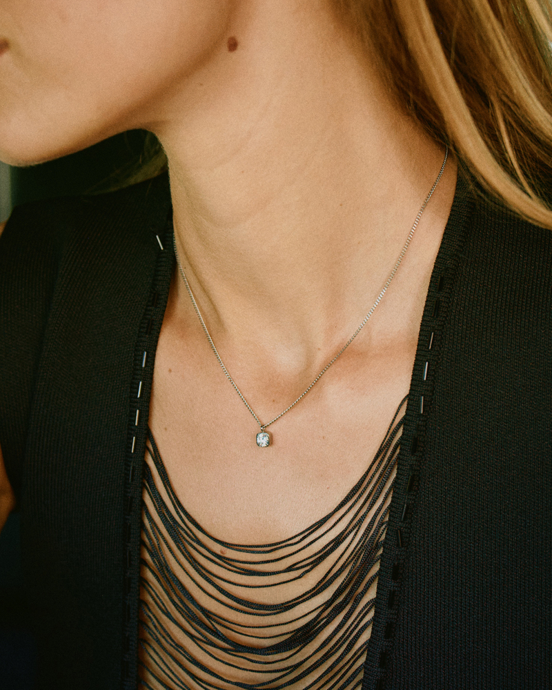 Gemma Necklace Silberhalsketten Silber