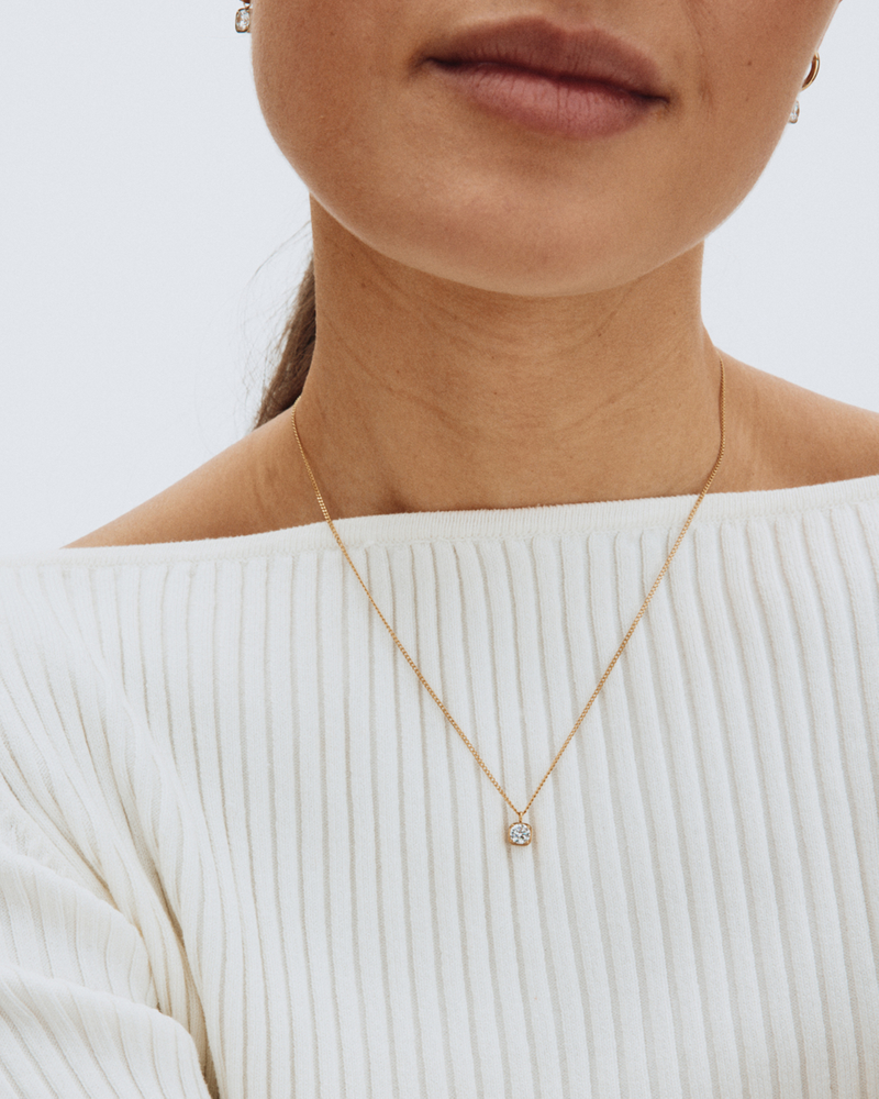 Gemma Necklace Goldhalsketten Gold