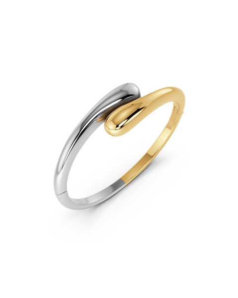 Harmony Bangle Jewellery Silver/Guld