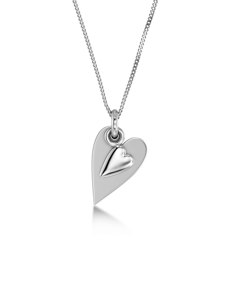 Heart to Heart Necklace Silver necklaces Silver