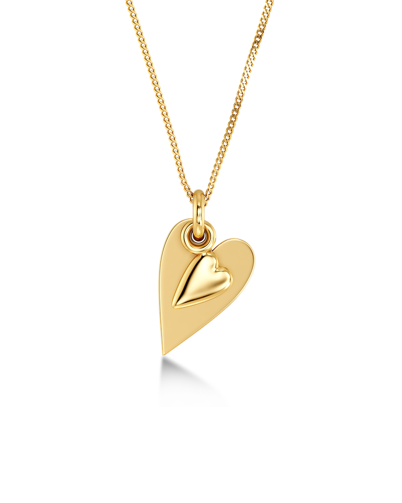 Heart to Heart Necklace Kultakaulakorut Kulta