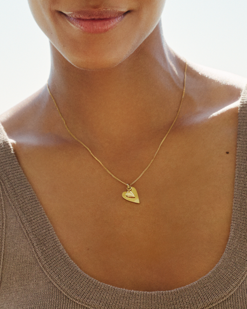 Heart to Heart Necklace Kultakaulakorut Kulta