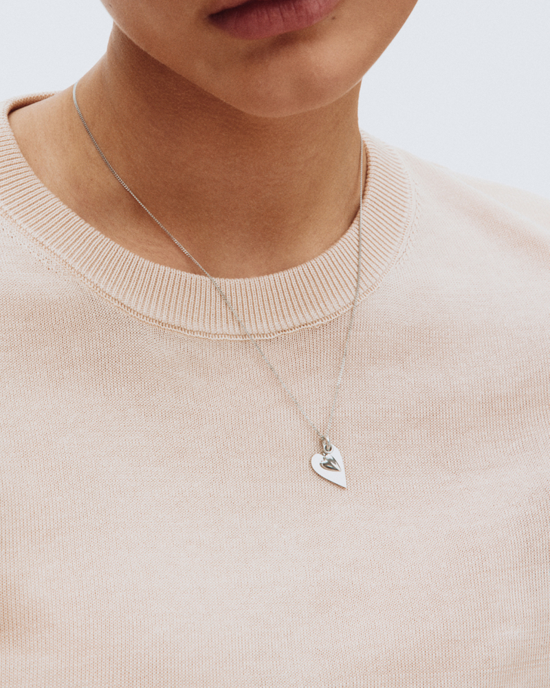 Heart to Heart Necklace Silver necklaces Silver