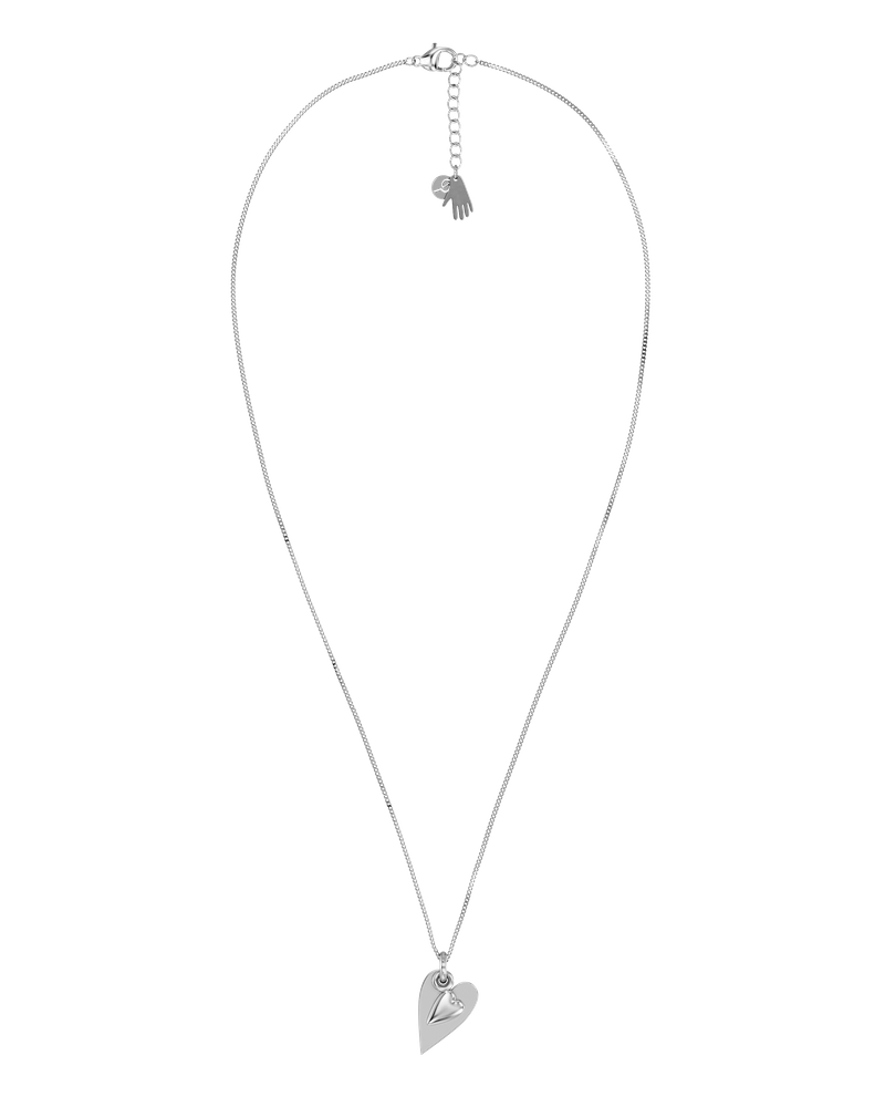 Heart to Heart Necklace Silver necklaces Silver