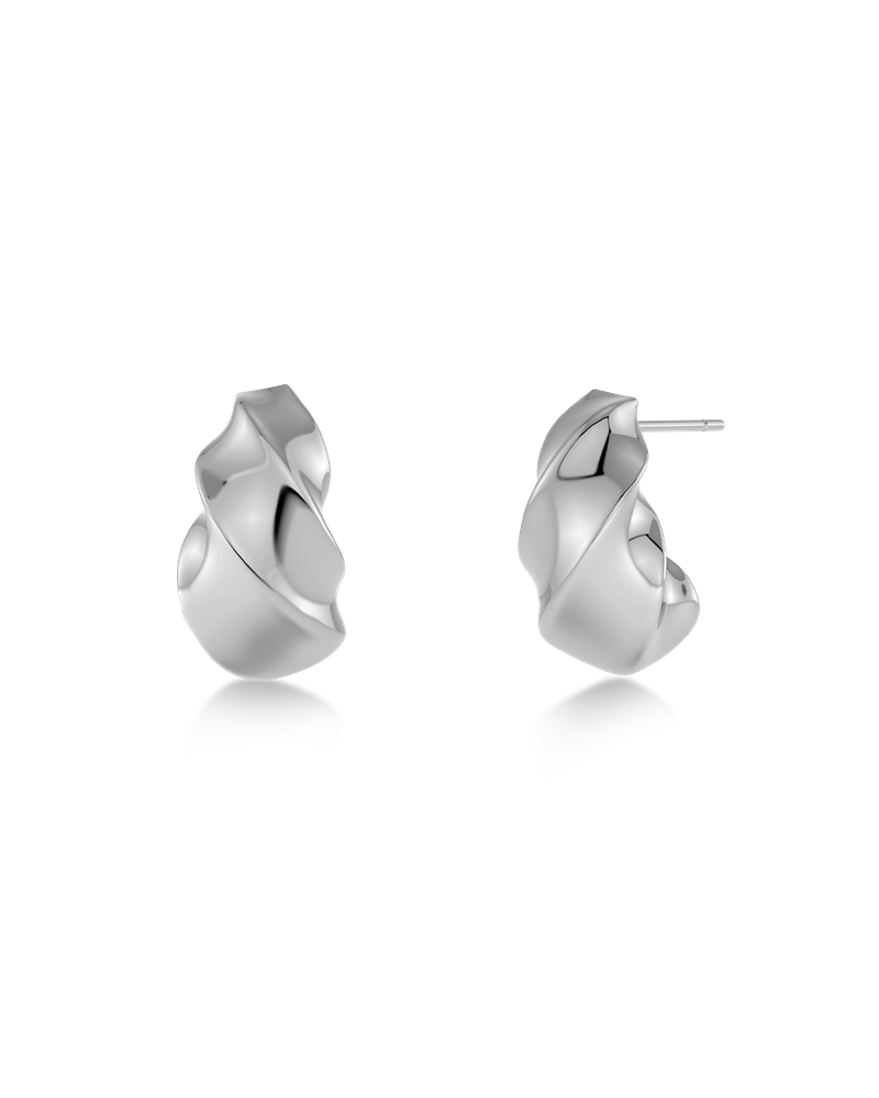 Helix Studs Studs Silver