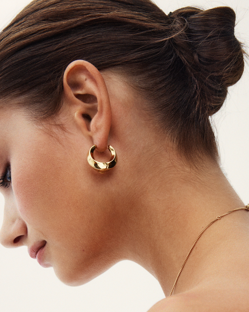 Helix Hoops L Hoops Gold