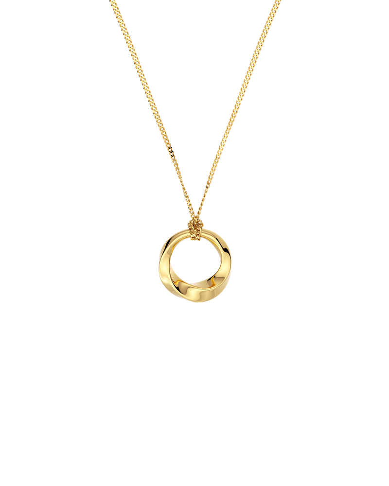 Helix Necklace S Goldhalsketten Gold