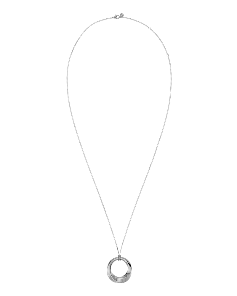Helix Necklace L Silverhalsband Silver