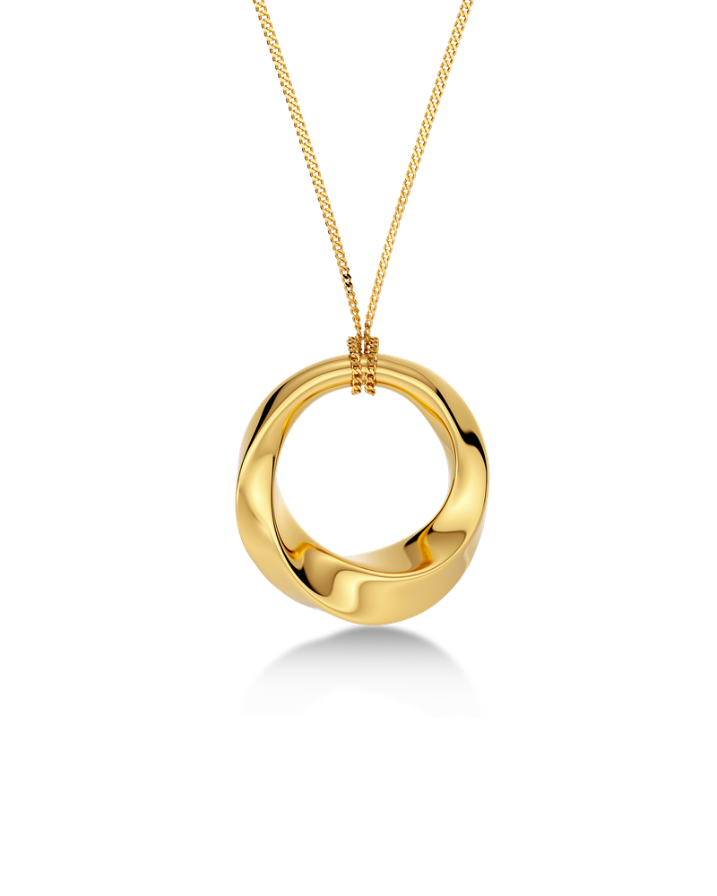 Helix Necklace L Gold necklaces Gold