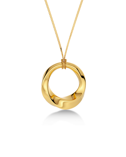 Helix Necklace L Gold necklaces Kulta