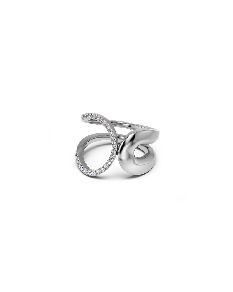 Plié Ring Ringe i sølv Sølv