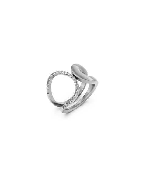 Plié Ring Jewellery Zilver