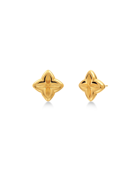 Scala Studs S Gold earrings Kulta