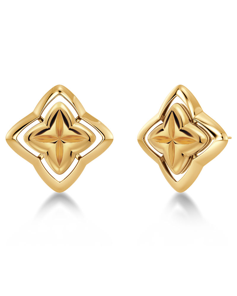 Scala Studs L Nappikorvakorut Kulta