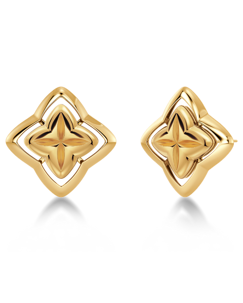 Scala Studs L Gold earrings Kulta