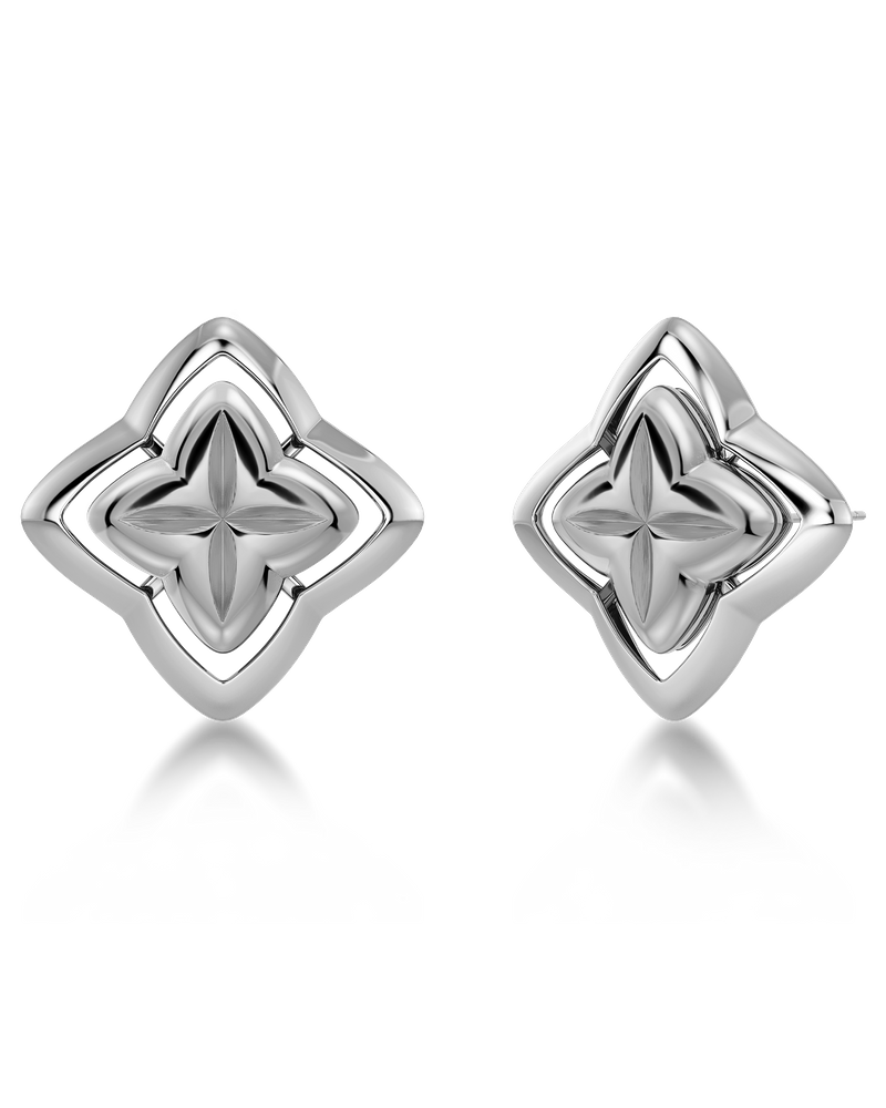 Scala Studs L Studs Silver