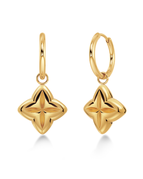 Scala Hoops L Gold earrings Kulta