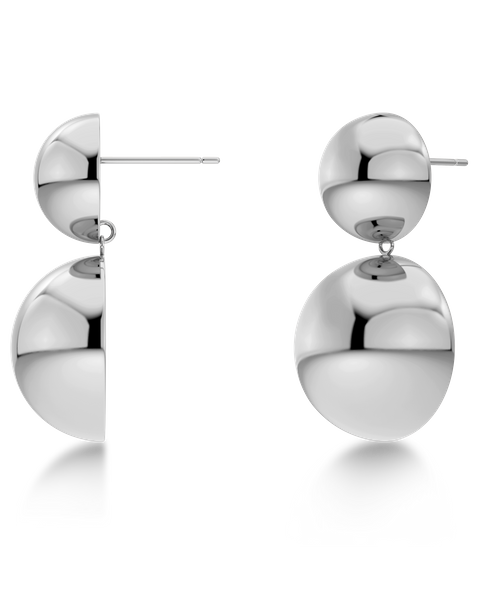 Sphere Earrings L Silver jewellery Silver