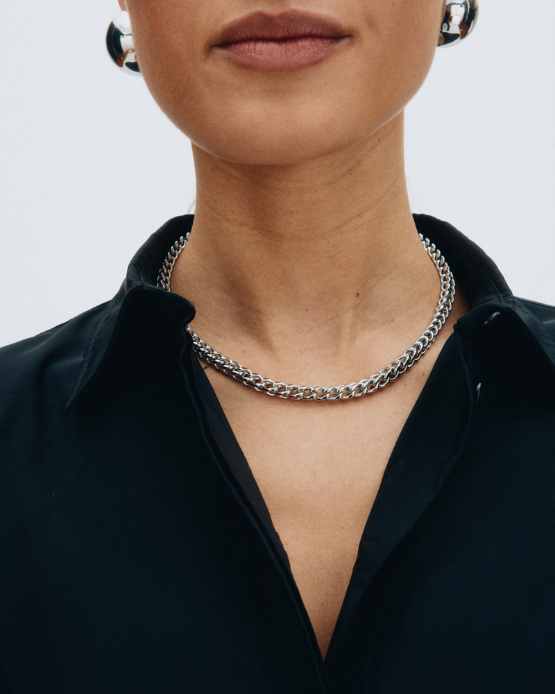 Spiga Chain Necklace Silver necklaces Silver