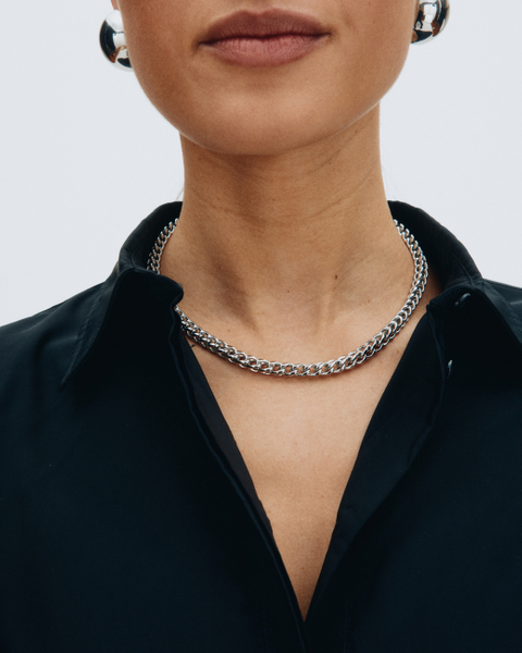 Spiga Chain Necklace Gold chains Silver