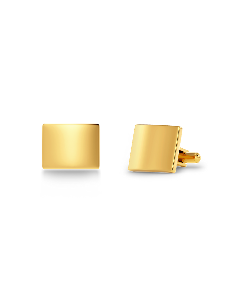Cufflink Square Manchetknapper Guld