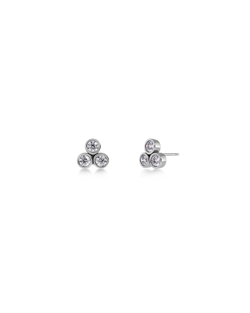 Barre Studs Ørestikker Sølv