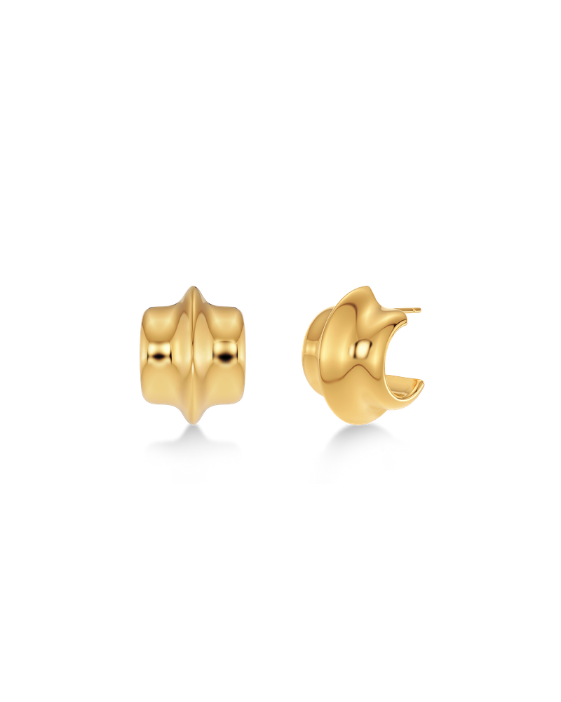 Barre Hoops S Creolen Gold