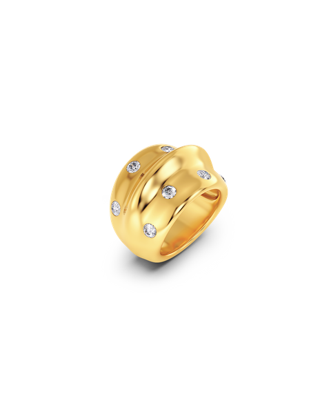 Barre Ring Maxi Gold rings Kulta