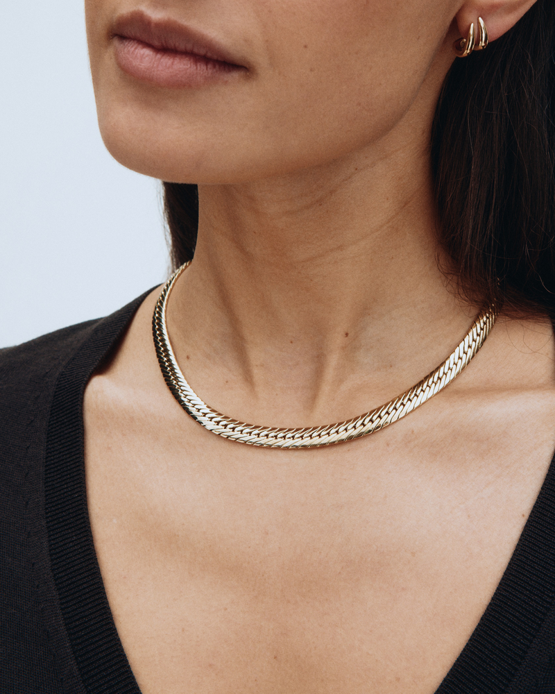 Hera Chain Necklace Gullhalskjeder Gull