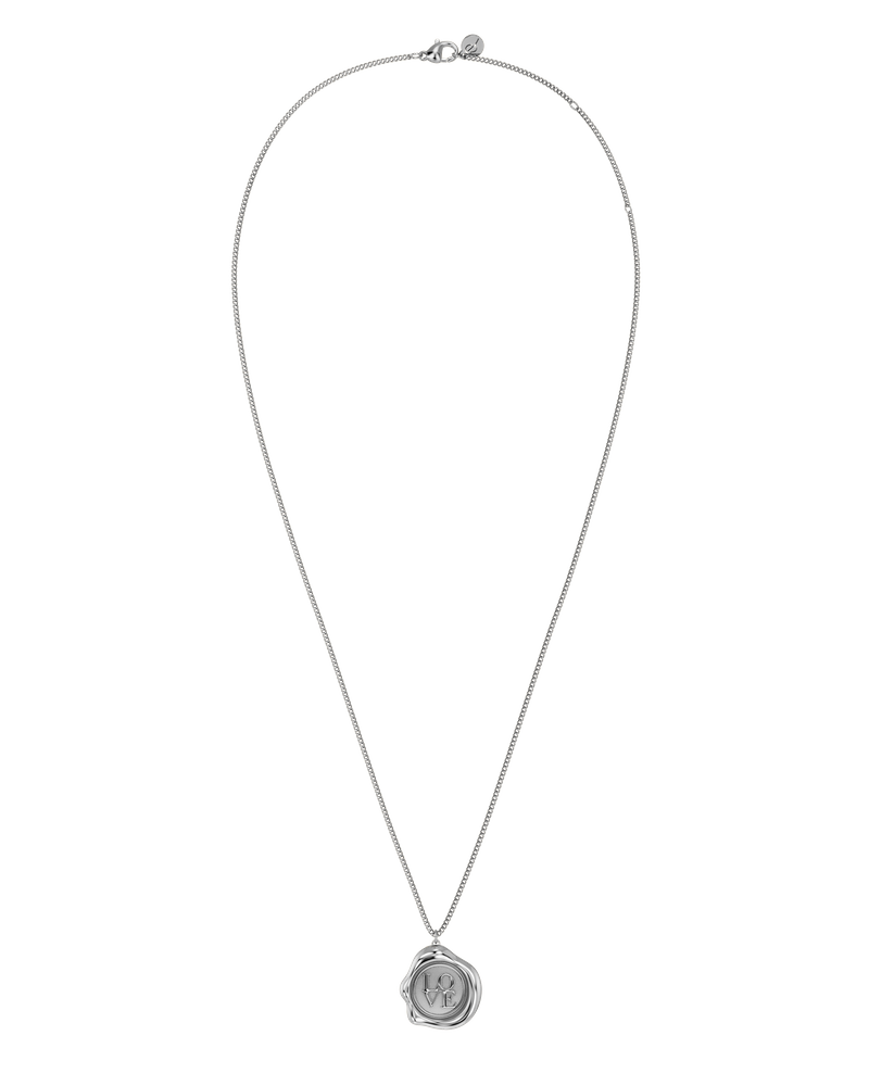 Holly Necklace L Silverhalsband Silver