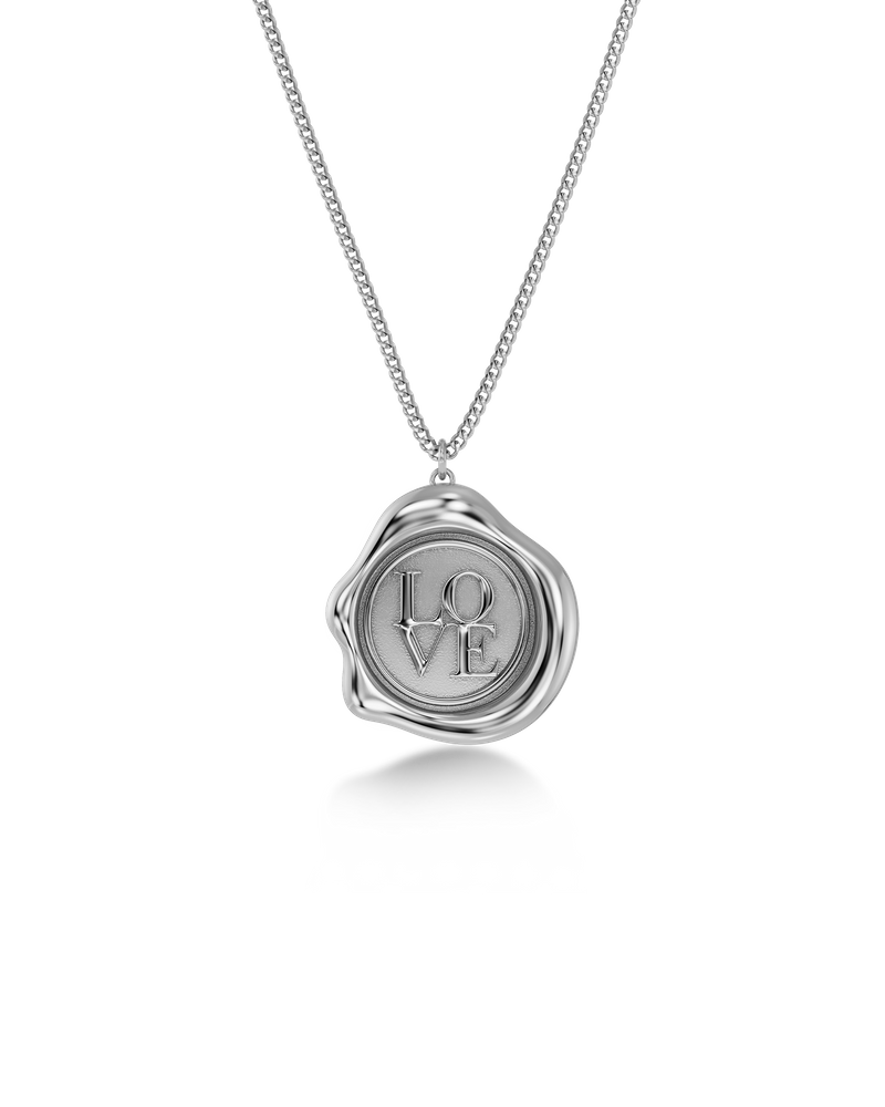Holly Necklace L Silverhalsband Silver
