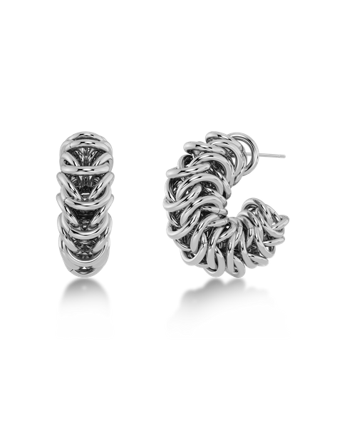 Palazzo Chain Hoops Jewellery Hopea