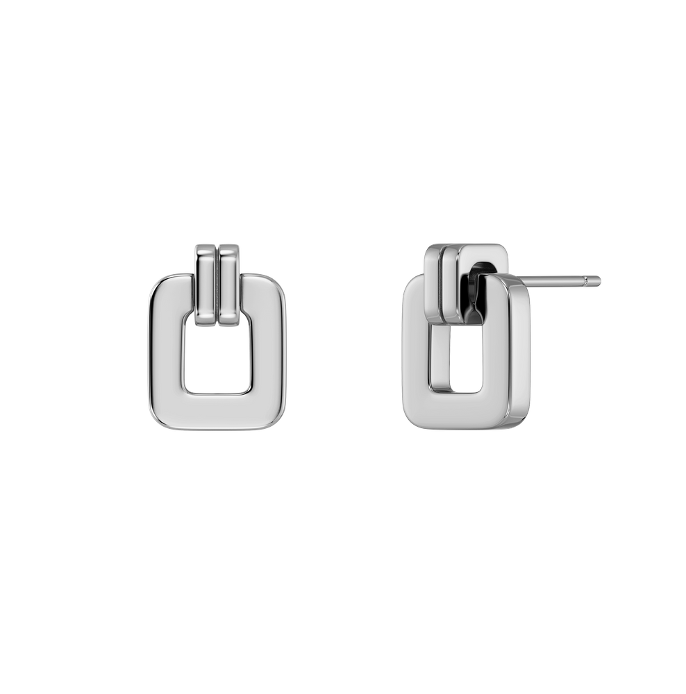 Plaza Studs S Steckerohrringe Silber