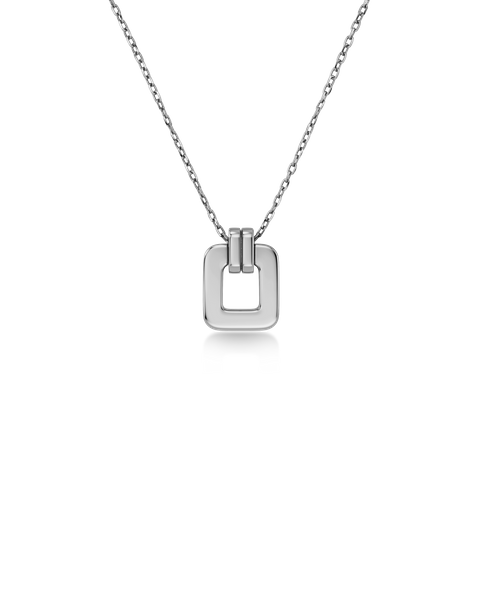 Plaza Necklace S Jewellery Sølv