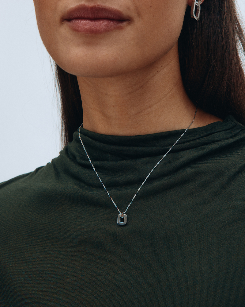 Plaza Necklace S Zilveren halskettingen Zilver