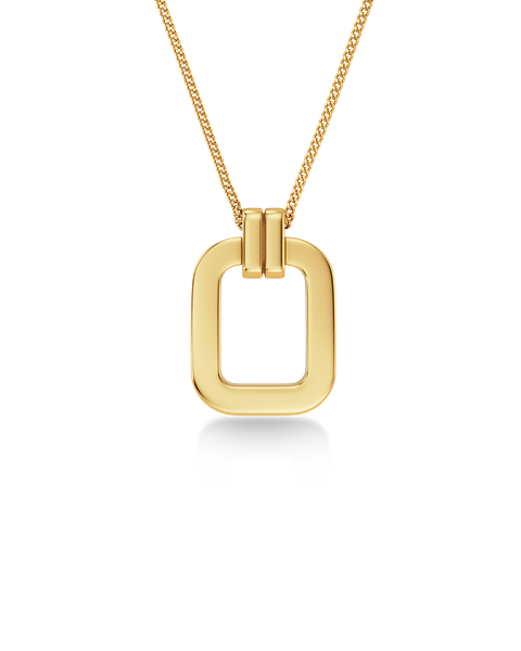 Plaza Necklace L Gold necklaces Guld