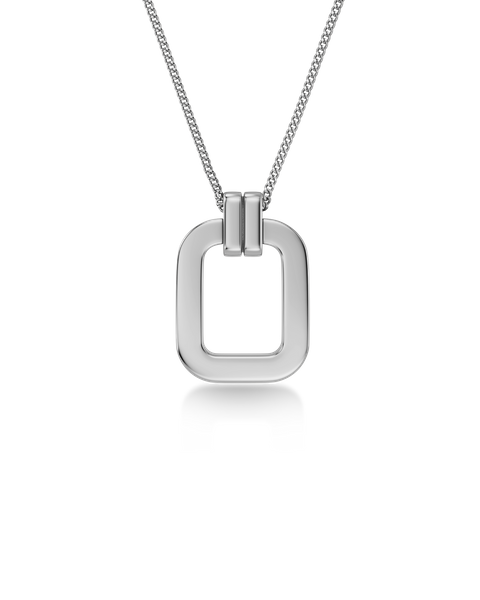 Plaza Necklace L Jewellery Silver