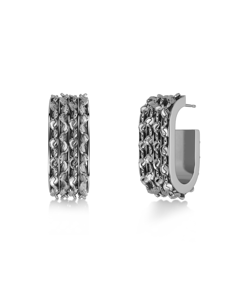 Rays Hoops L Hoops Silver