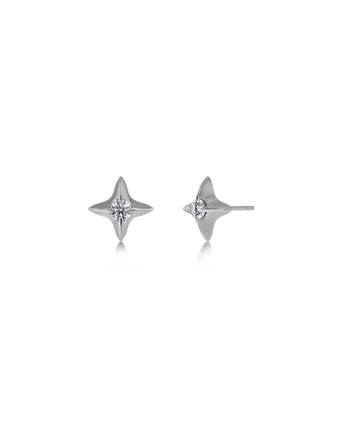 Stellar Studs Jewellery Silver