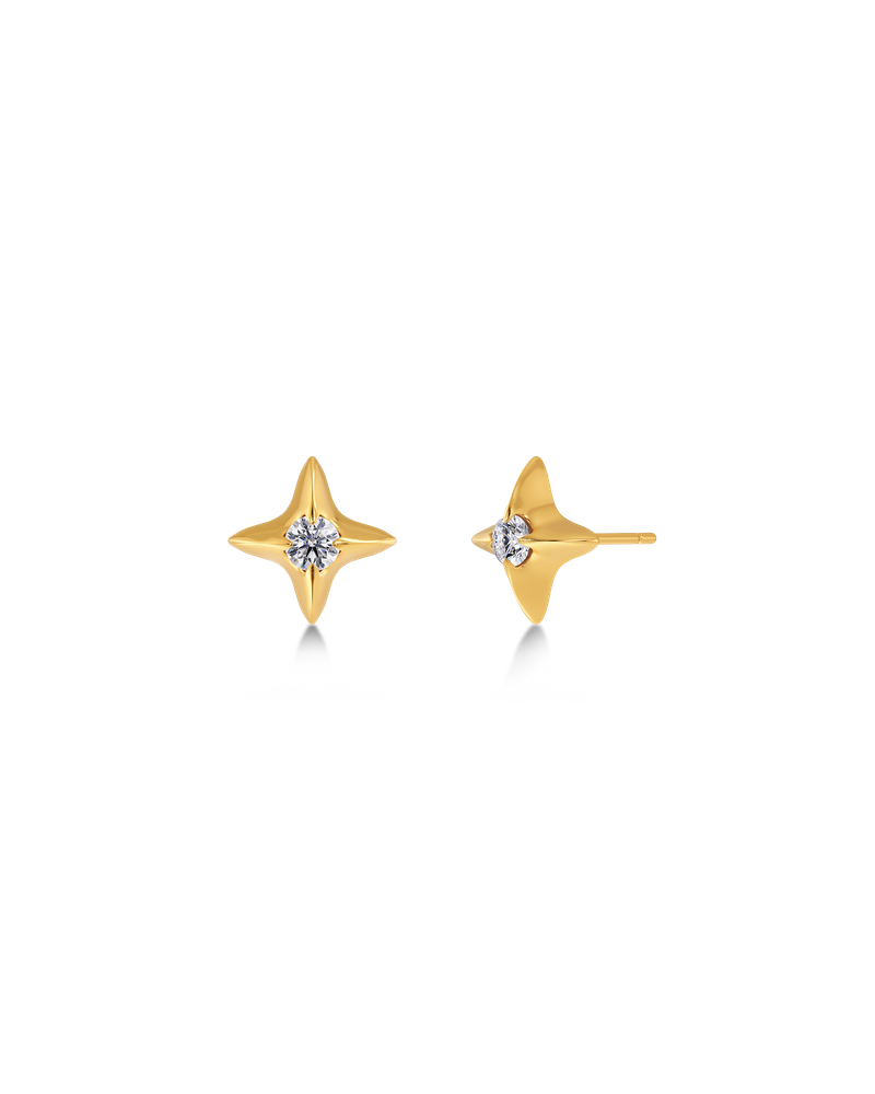 Stellar Studs Steckerohrringe Gold