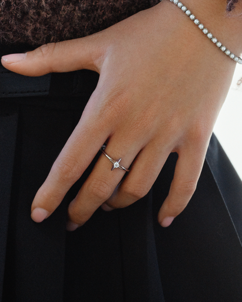 Stellar Ring Jewellery Silver